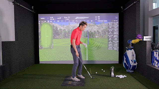 Full Backswing for Inside Takeaway