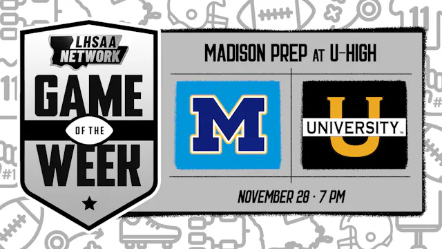 FB: Madison Prep at U-High (2025)