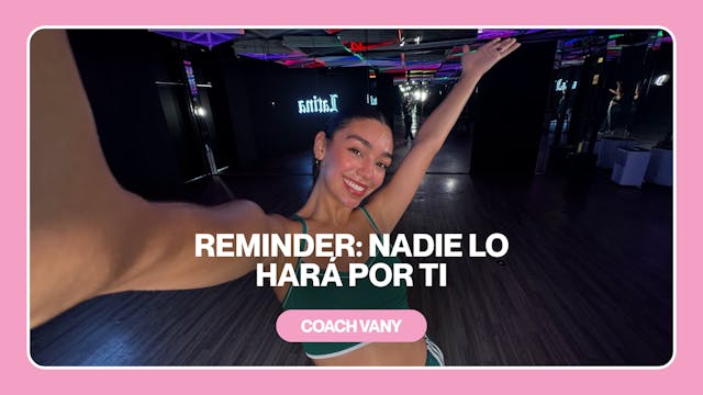 REMINDER: NADIE LO HARÁ POR TÍ ❤️‍