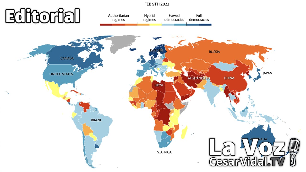 Democracias defectuosas - 14/02/22 - César Vidal TV