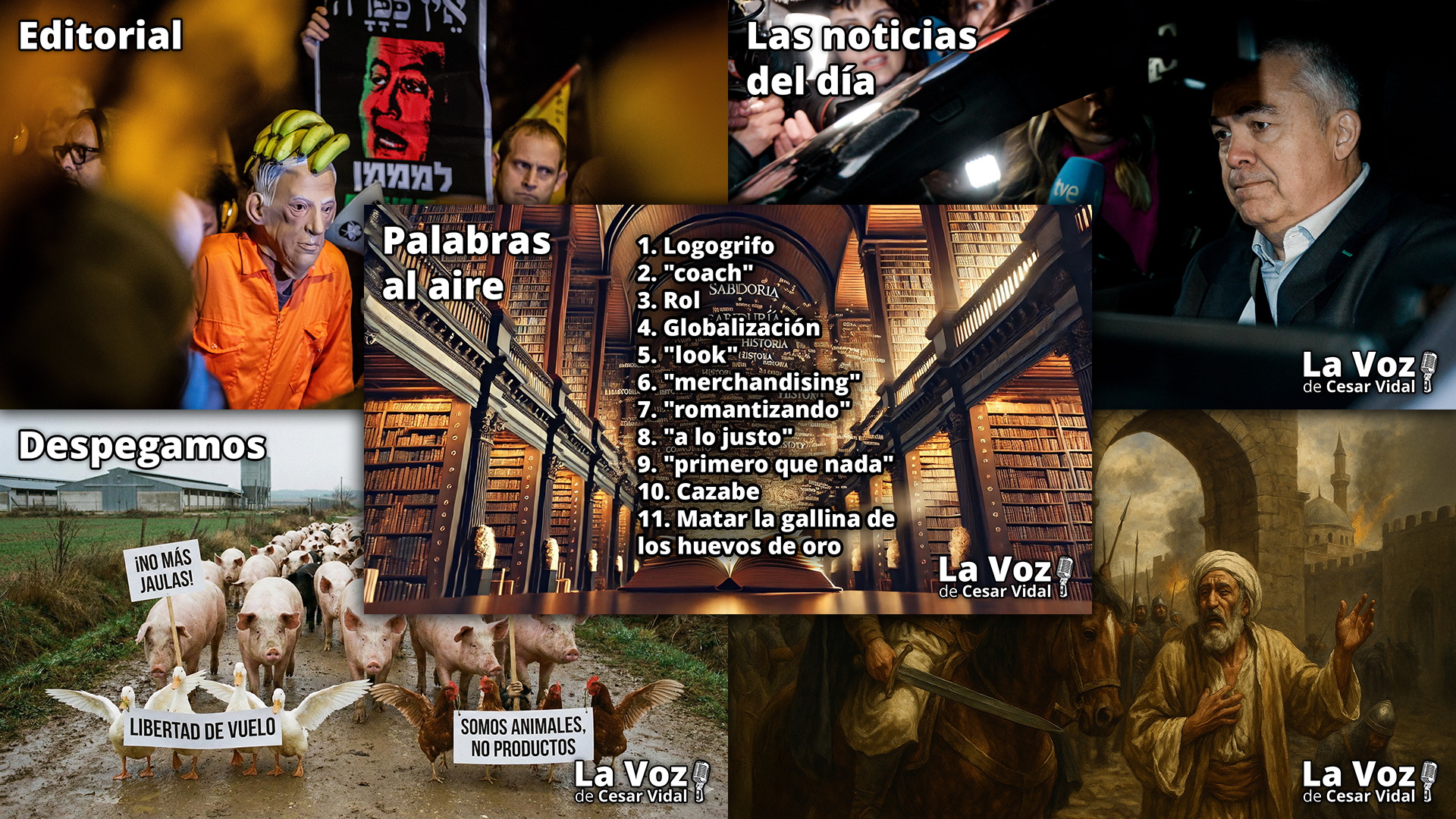 Programa Completo de La Voz de César Vidal - 01/12/25