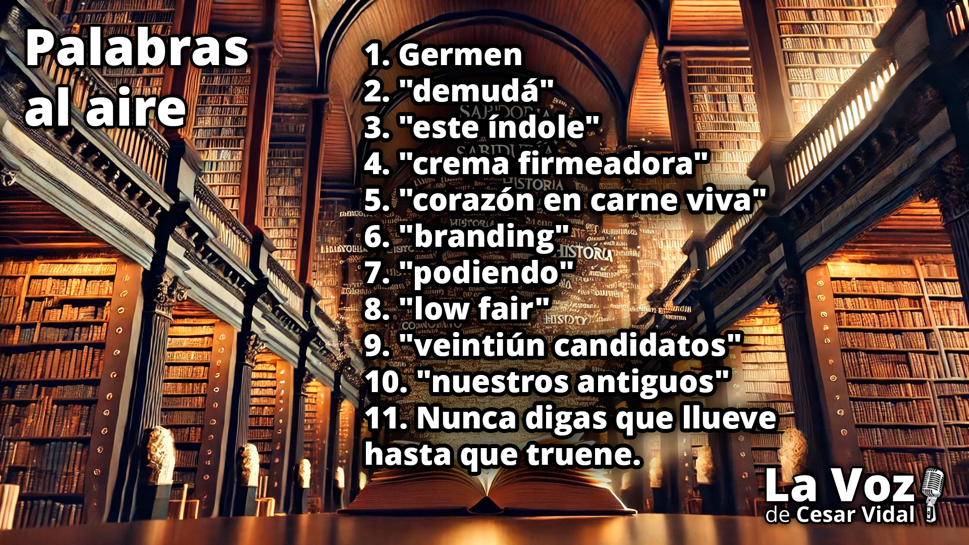 Palabras al aire - 16/06/25