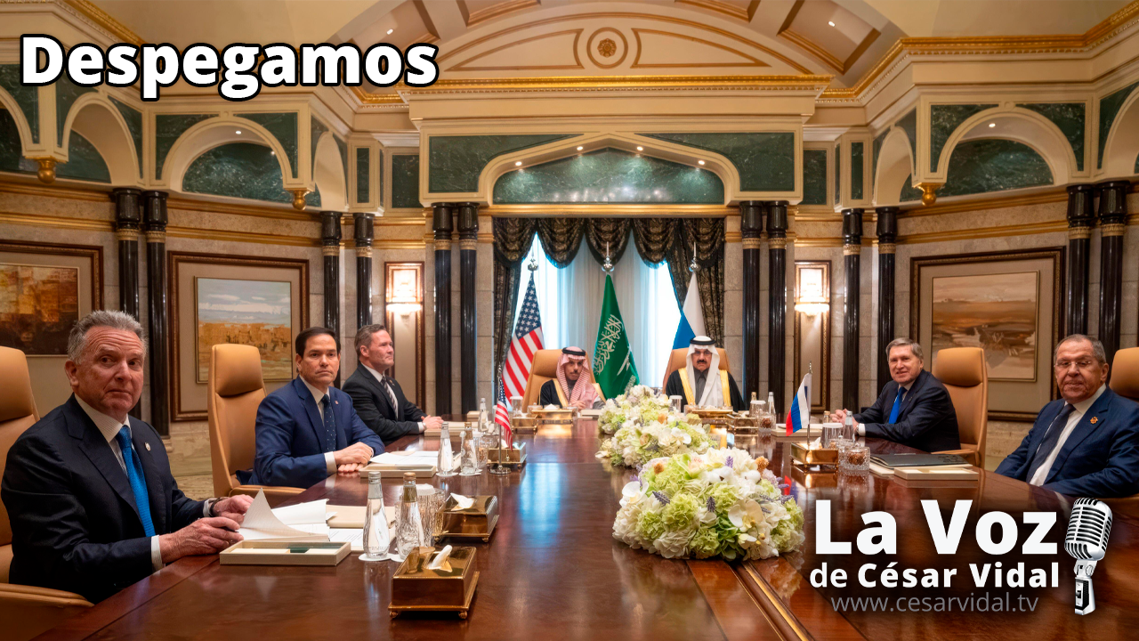 Mesa saudí, violación Ucrania, NWO de Trump y deudocracia militar - 18/02/25