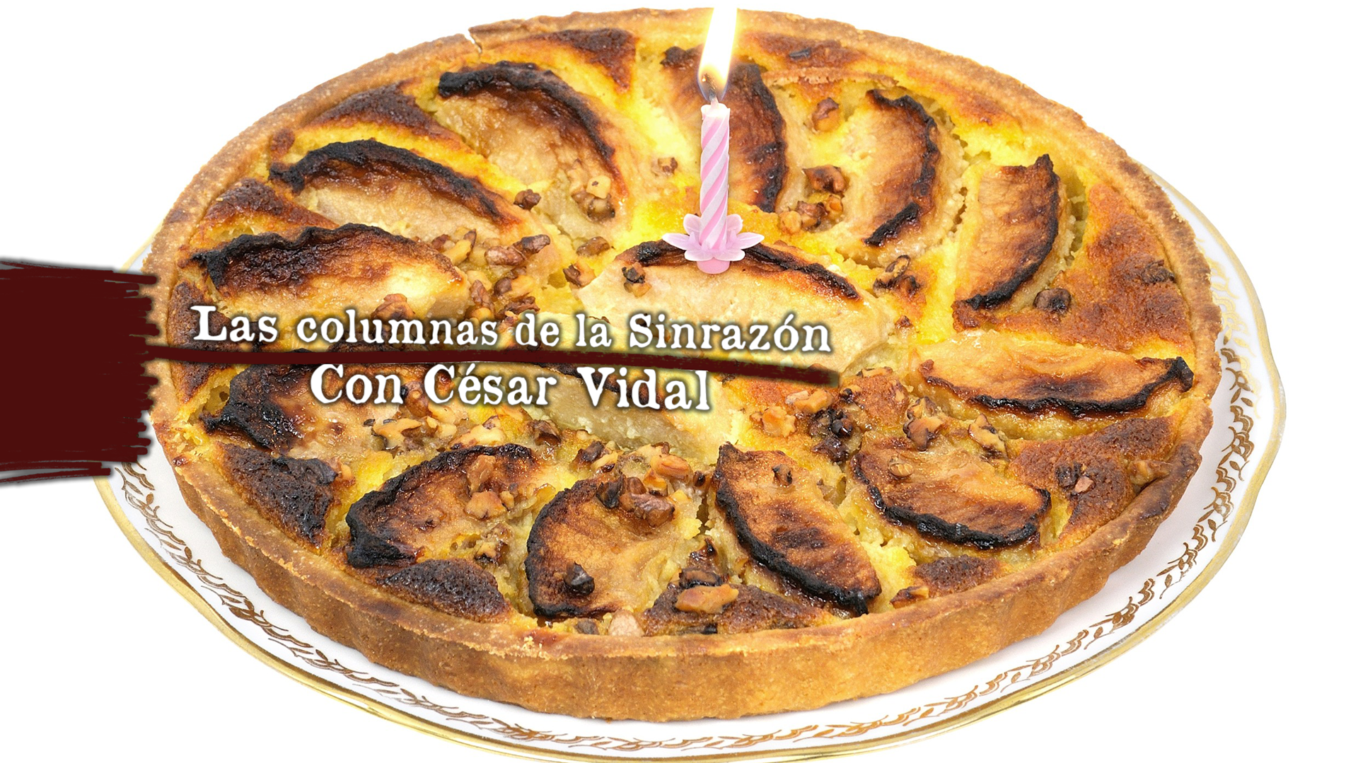 Tarta de manzana con un vaso de leche fría - 24/05/23