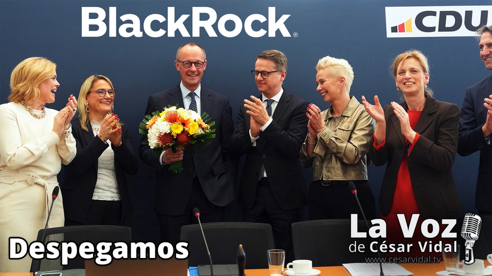 Canciller Blackrock, chantaje Starlink, Trump con Macron y ejército UE