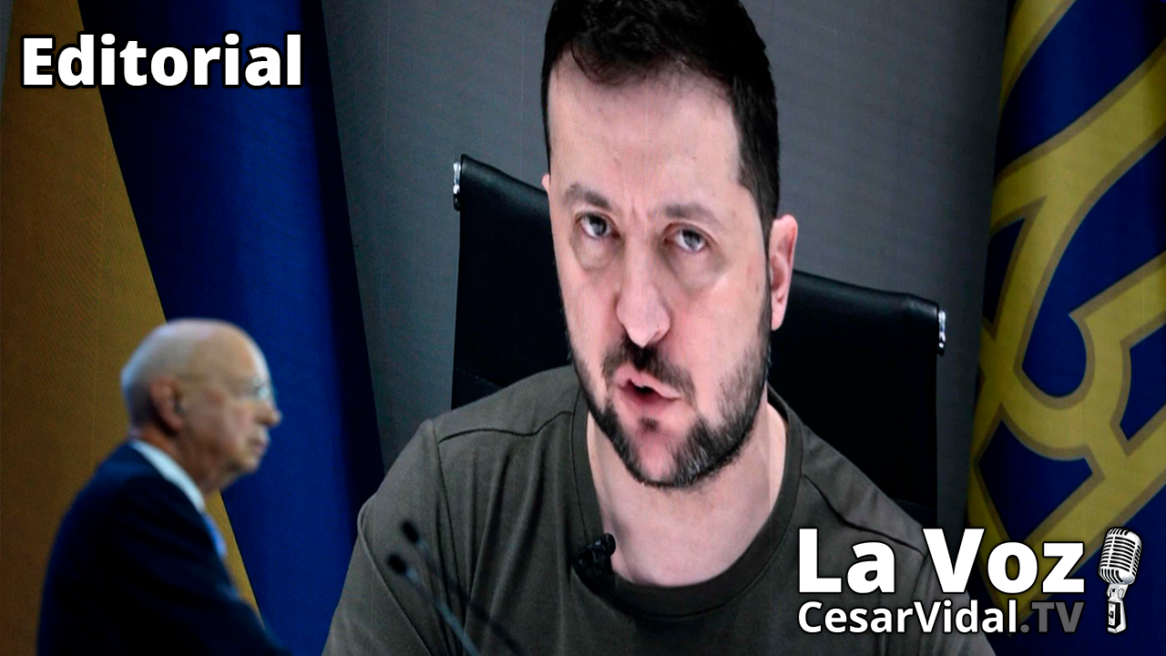 El Foro de Davos aplaude calurosamente a Zelenski - 24/05/22