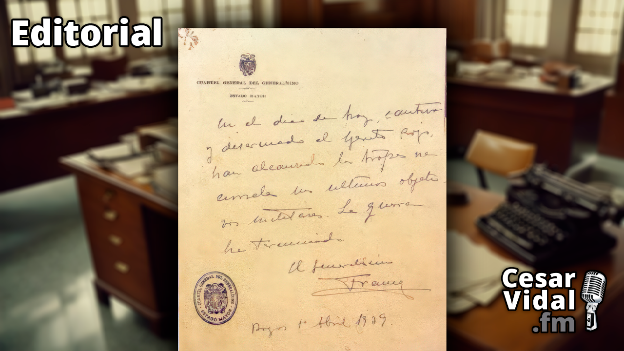 Paz, piedad, perdón: 85 años del final de la guerra civil española - 02/04/24