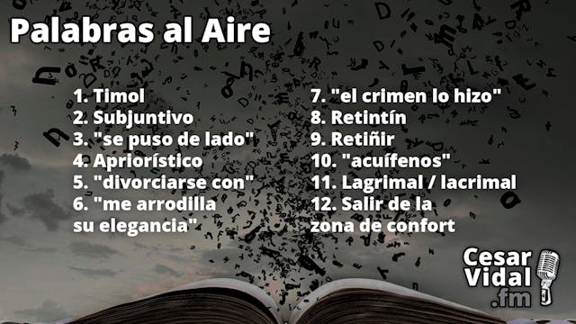 Palabras al aire - 22/01/24