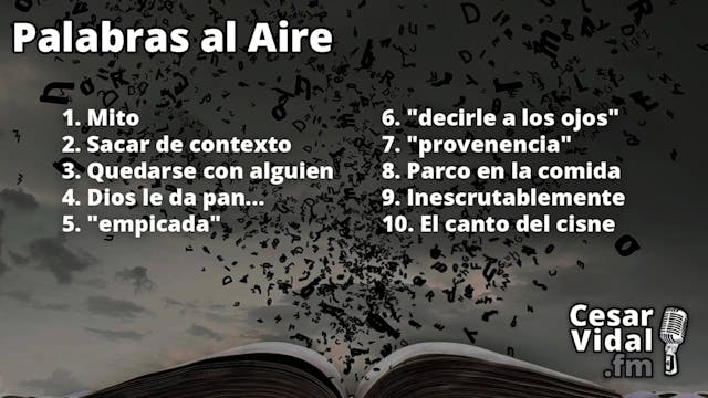 Palabras al aire - 01/07/24