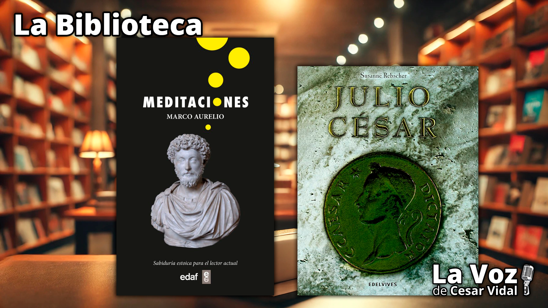 "Marco Aurelio, Meditaciones" y "Julio César" - 23/04/26