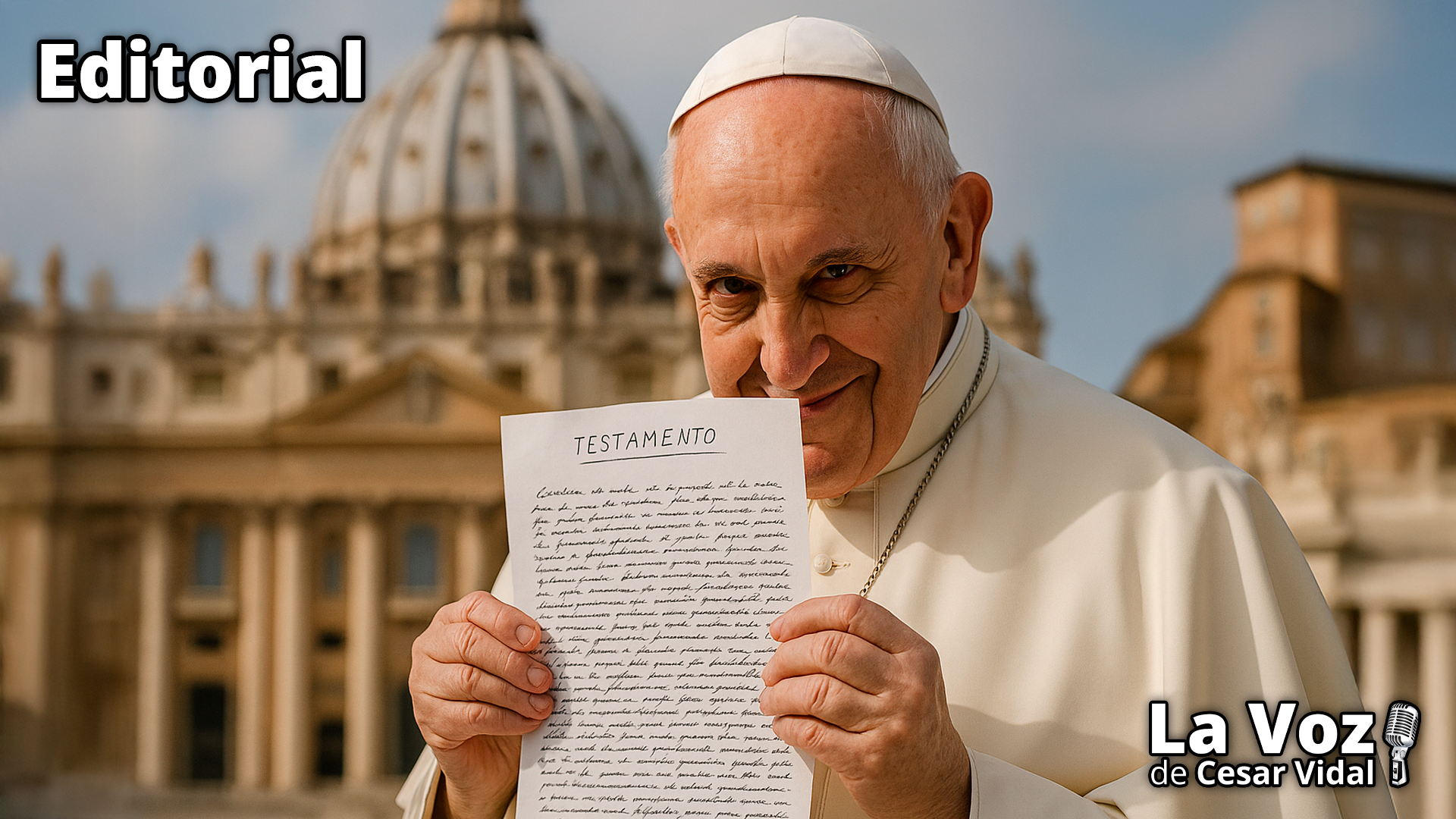 El Testamento del Papa Francisco - 25/04/25