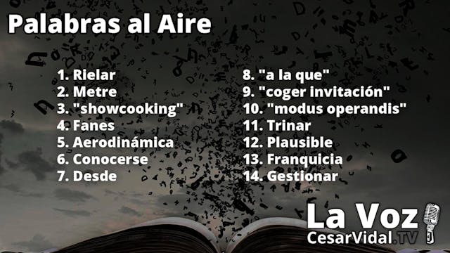 Palabras al aire - 25/04/22