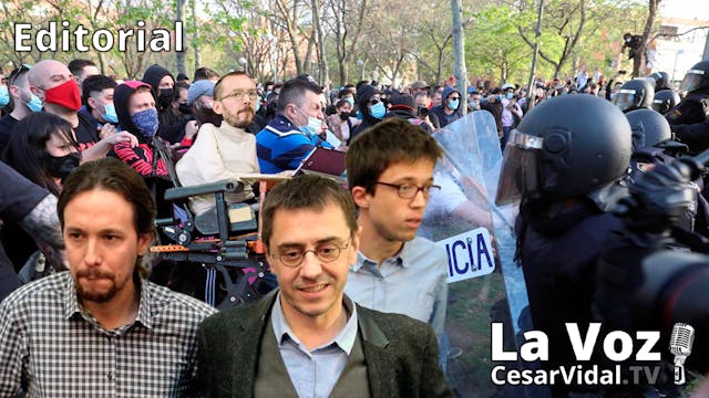 La violencia de la izquierda se ceba ...