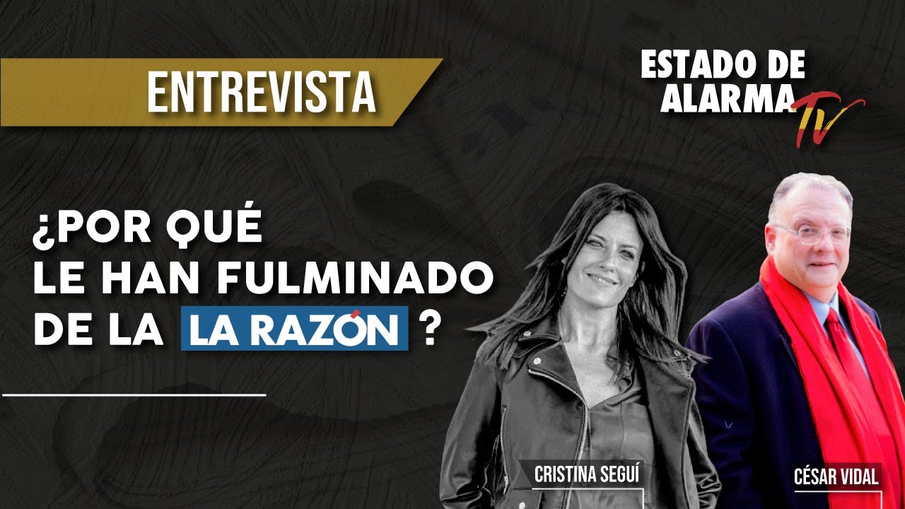 Entrevista a CÉSAR VIDAL: ¿Por qué le HAN FULMINADO de LA RAZÓN?