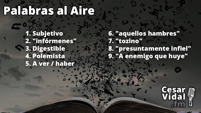 Palabras al aire - 08/07/24