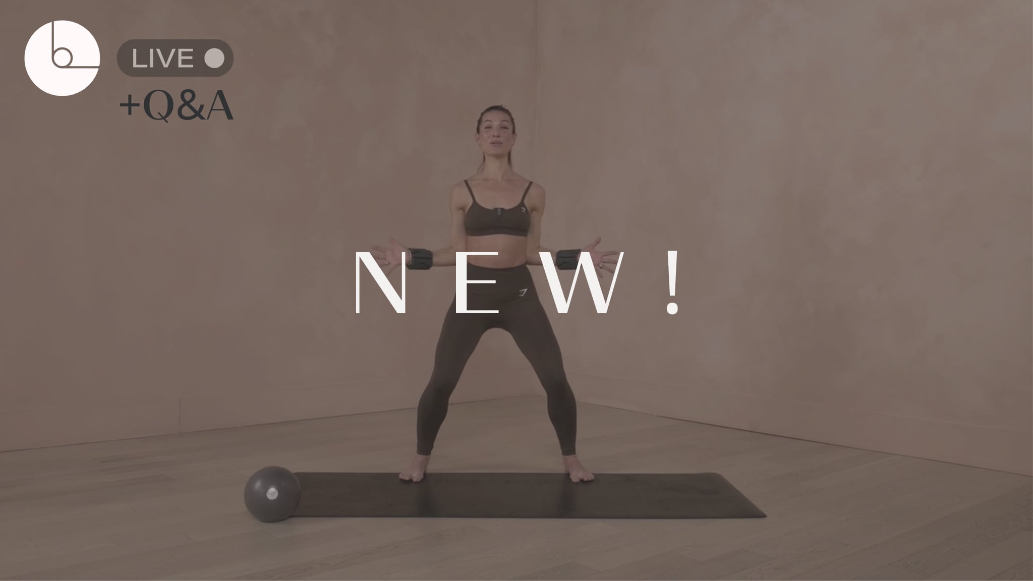 NEW LIVE REPLAY! 45 MIN : CARDIO & MAT