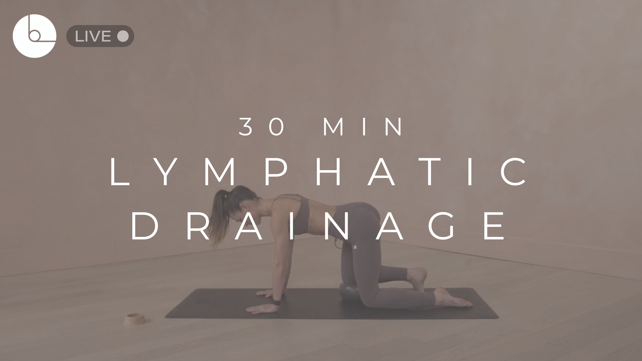 30 MIN : LYMPHATIC DRAINAGE