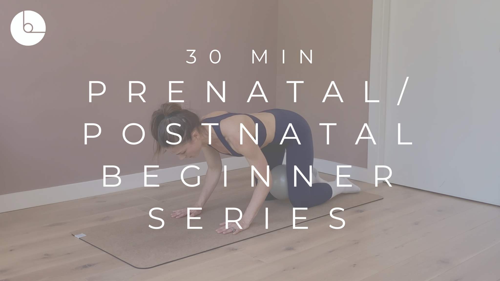 30 MIN : PRENATAL/POSTNATAL BEGINNER SERIES #1