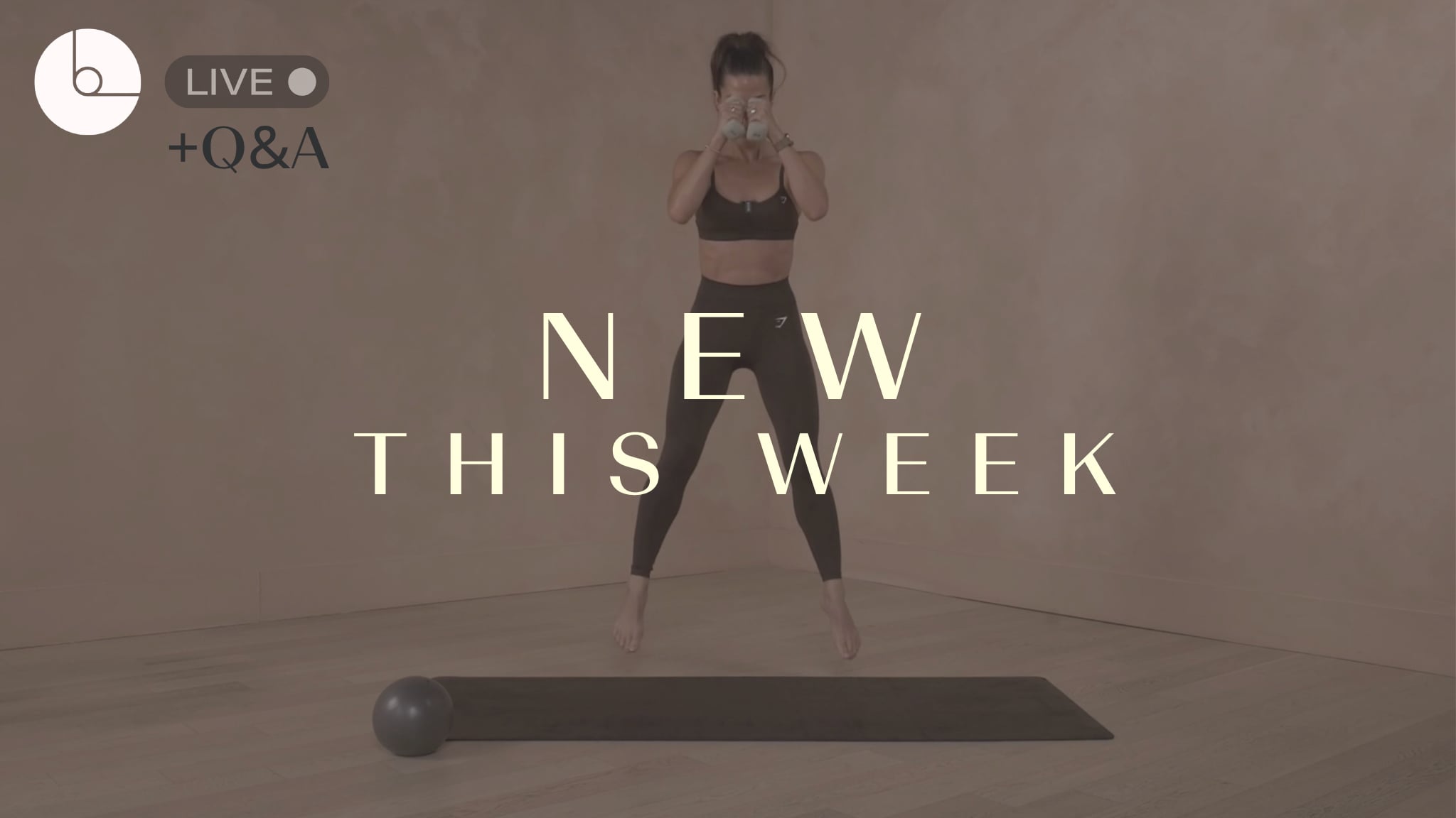 New live replay! 30 min: Cardio & Mat