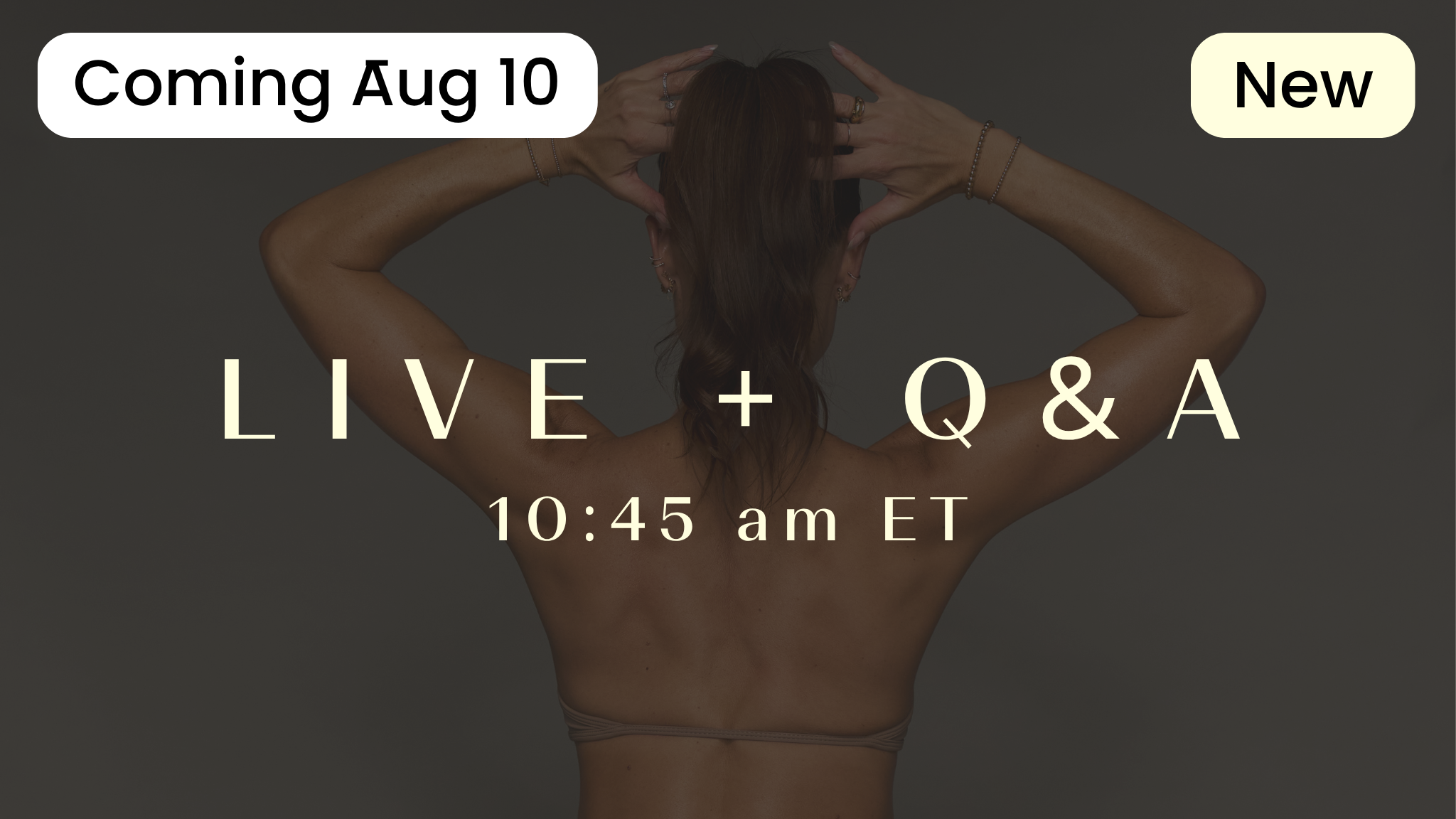 New live on 8/10! 30 min: Gut Reset