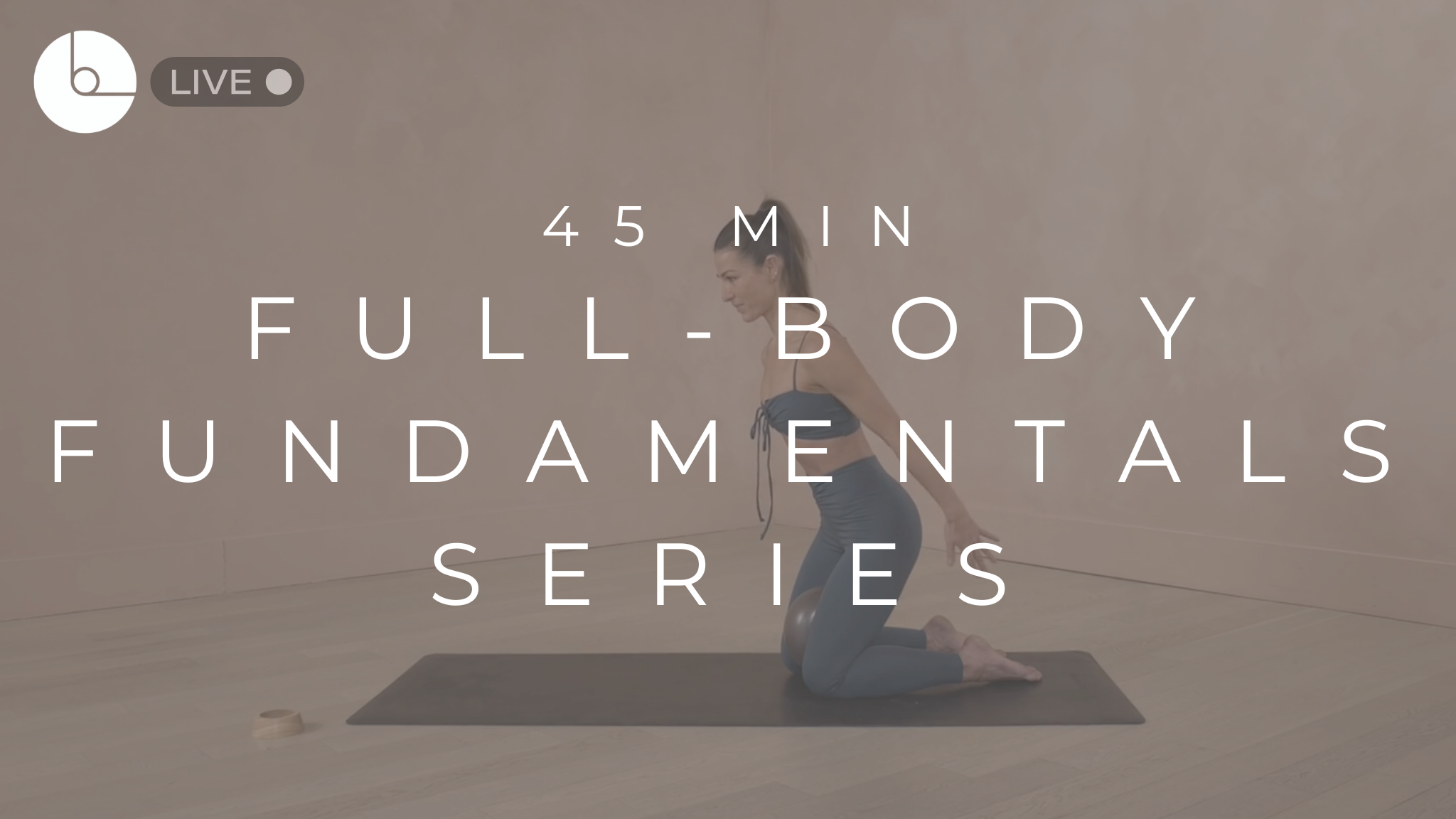 FUN DAY TWO : 45 MIN FULL-BODY FUNDAMENTALS