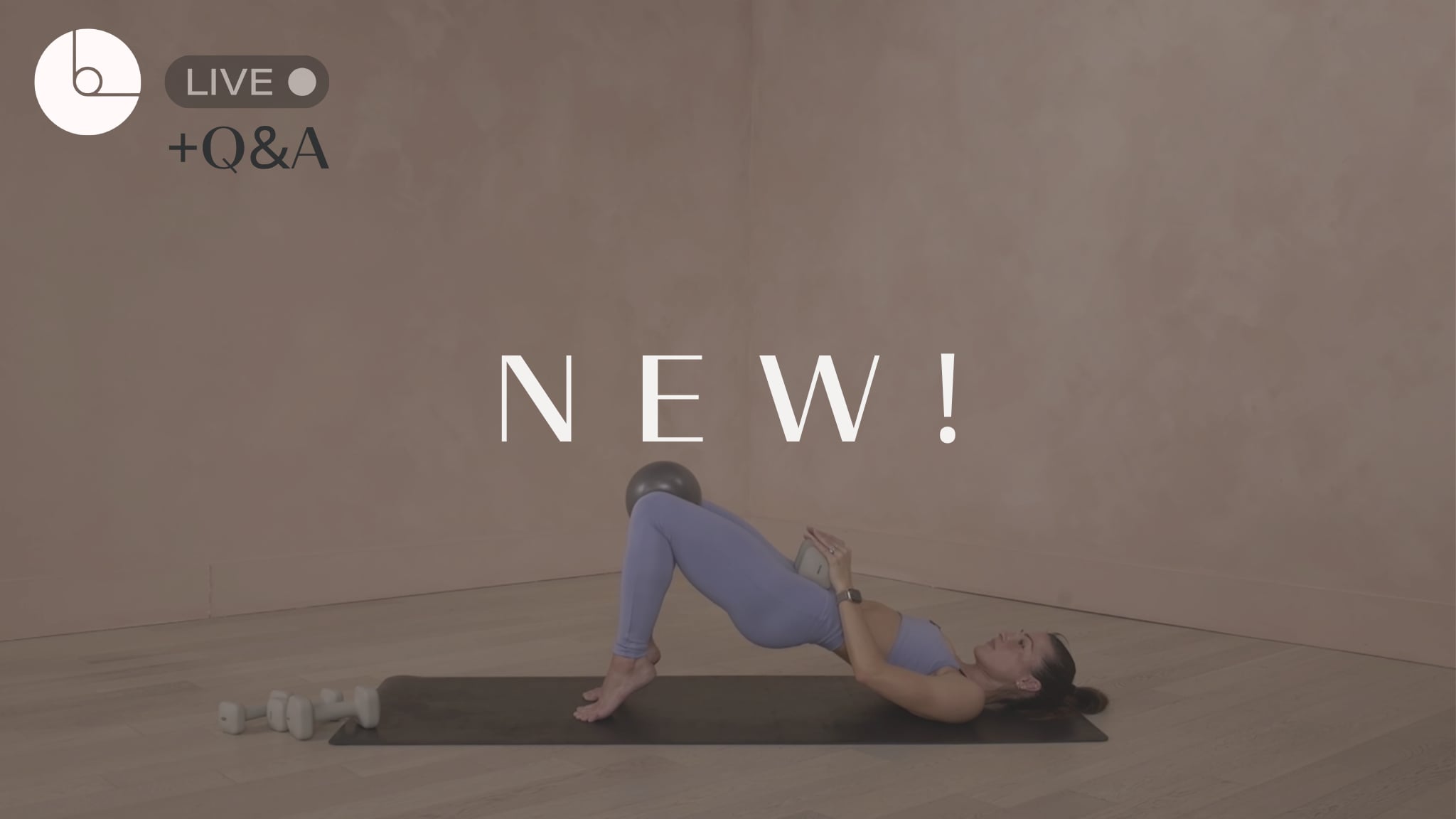 NEW LIVE REPLAY! 45 MIN : WEIGHTED FULL-BODY