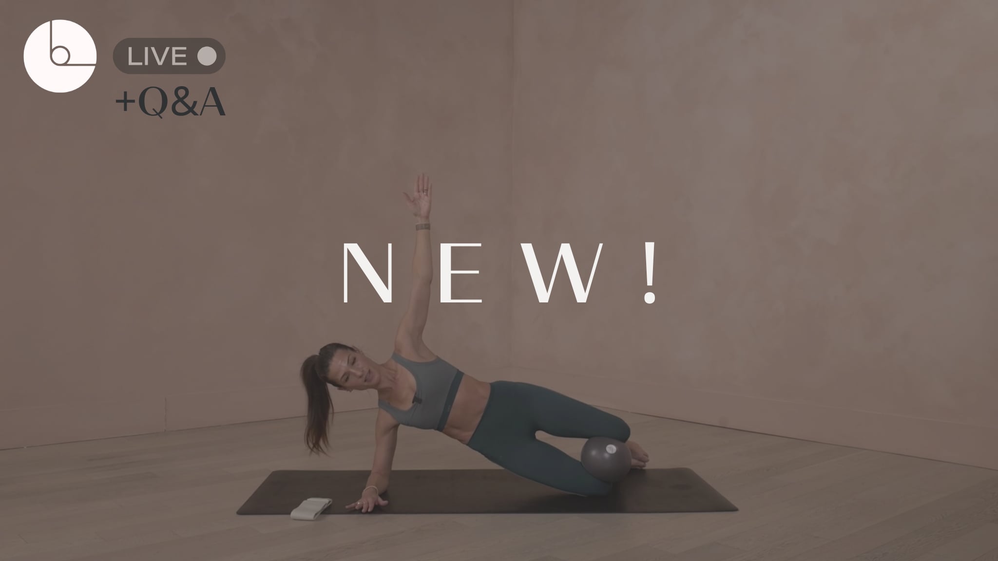 NEW LIVE REPLAY! 30 MIN : DEEP CORE, PELVIC FLOOR & INNER THIGHS
