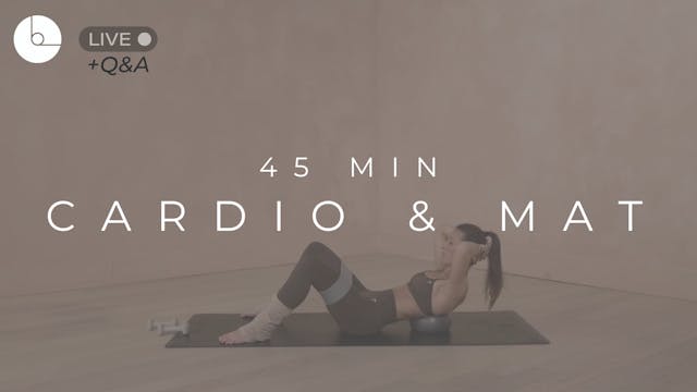 45 MIN : CARDIO & MAT