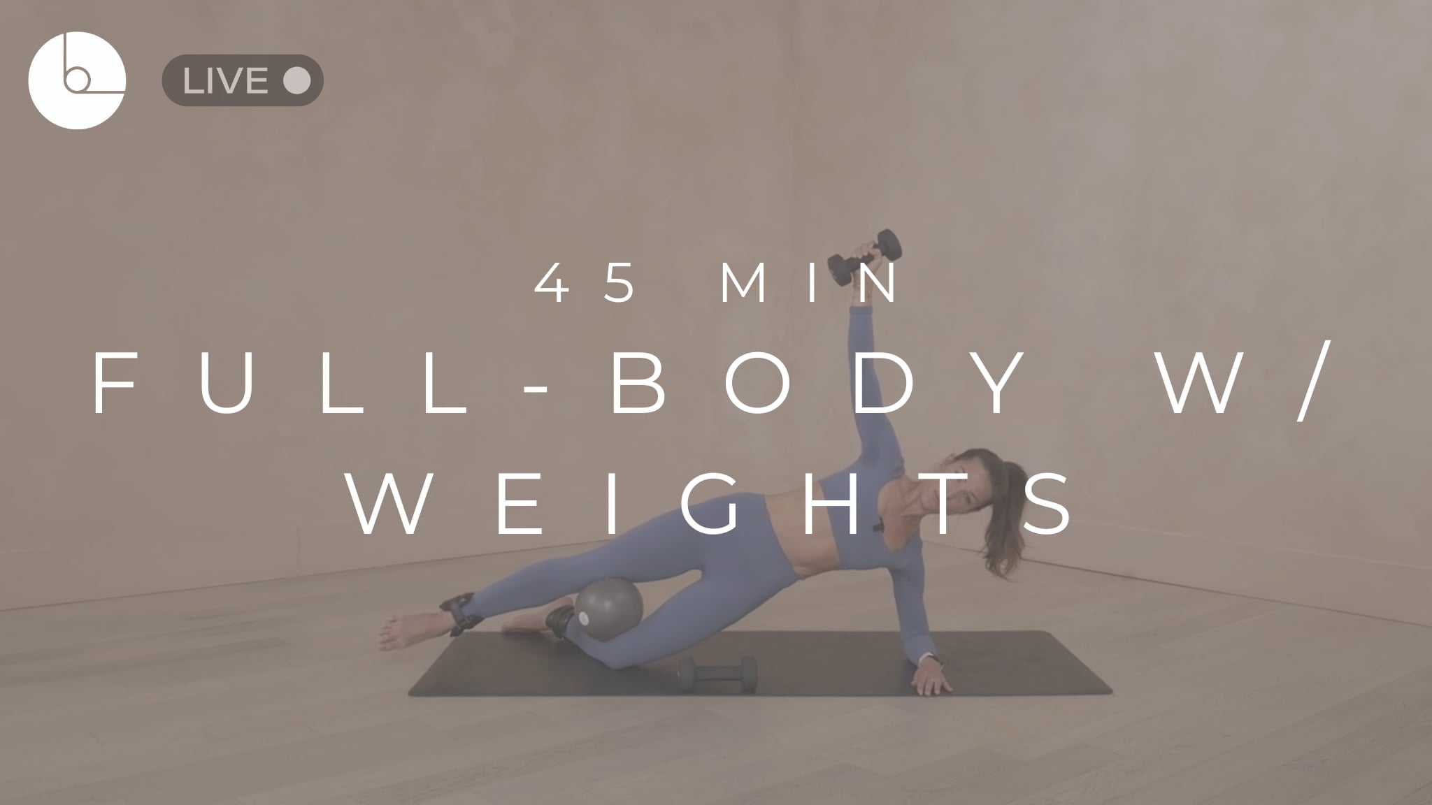 45 MIN : FULL-BODY W/WEIGHTS