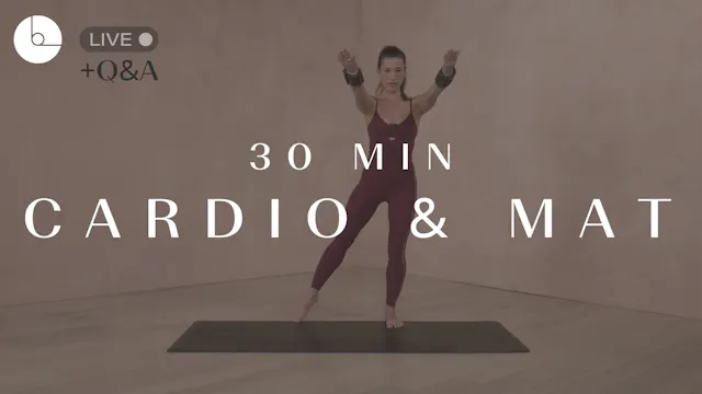30 MIN : CARDIO & MAT