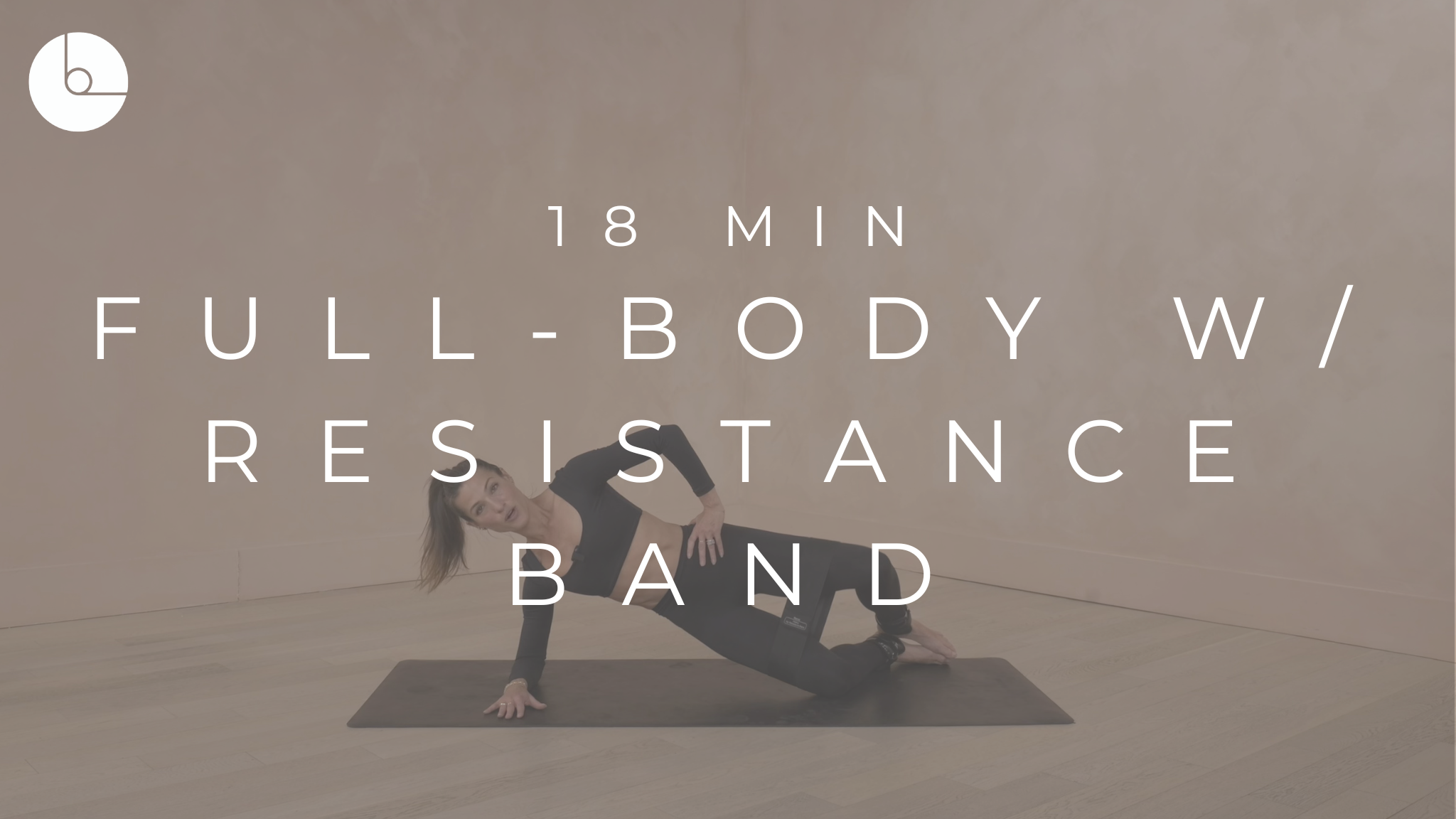 18 MIN : FULL-BODY W/ RESISTANCE BAND