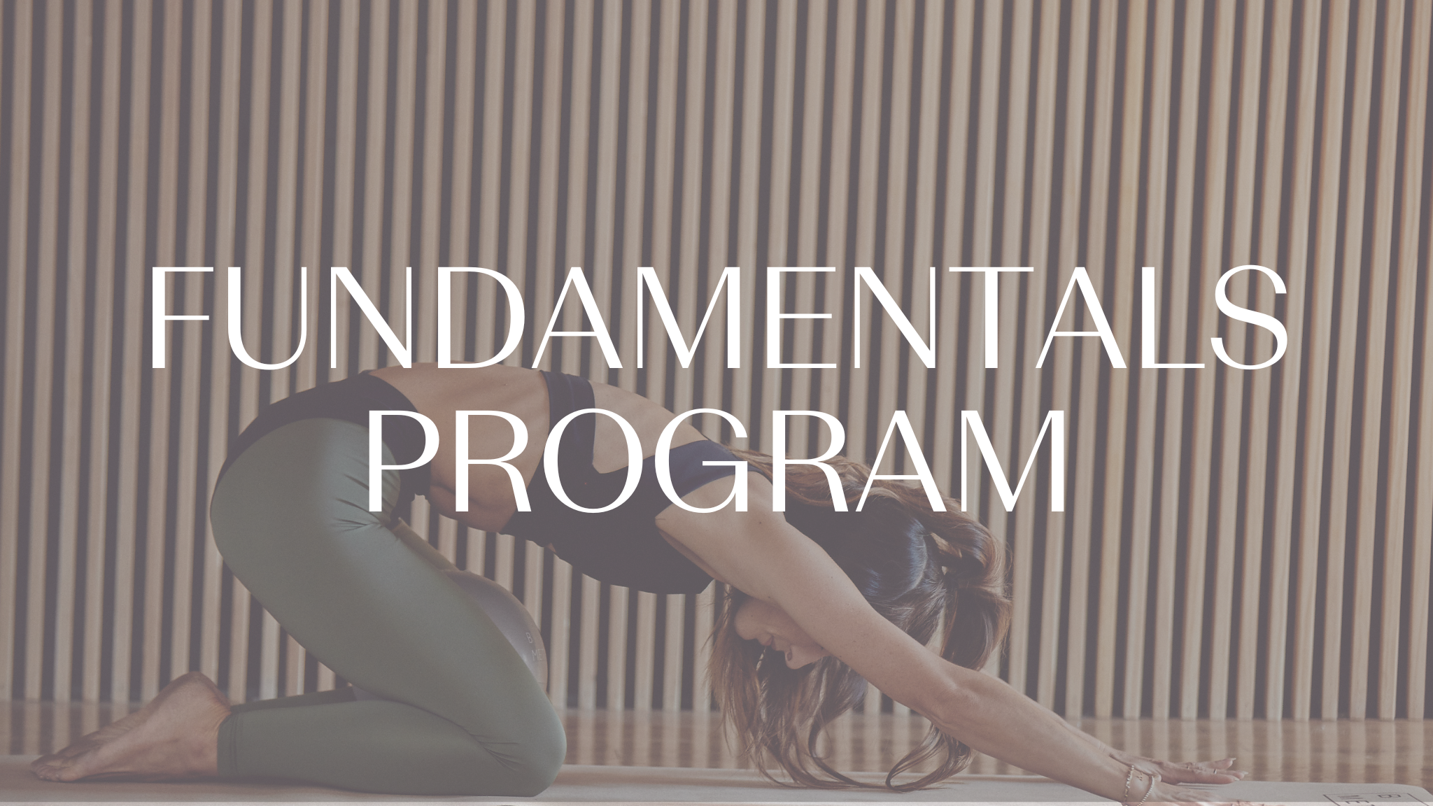 FUNDAMENTALS PROGRAM