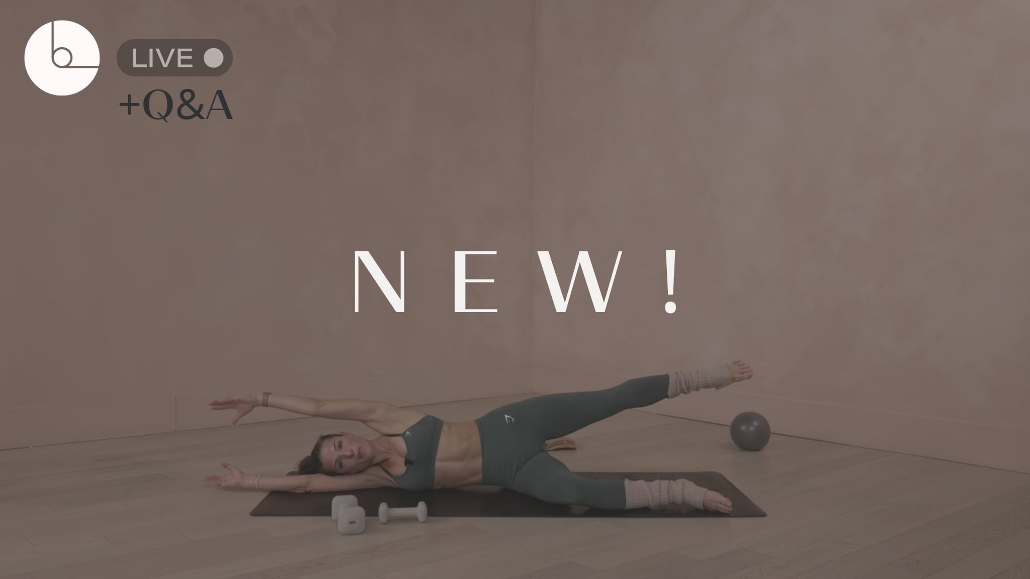 NEW LIVE REPLAY! 45 MIN : STRENGTH & LENGTH