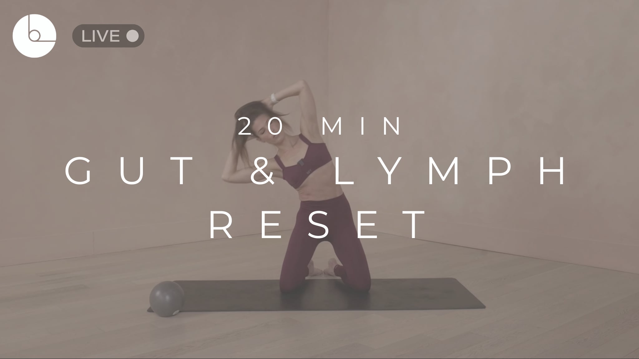 20 MIN : GUT & LYMPH RESET