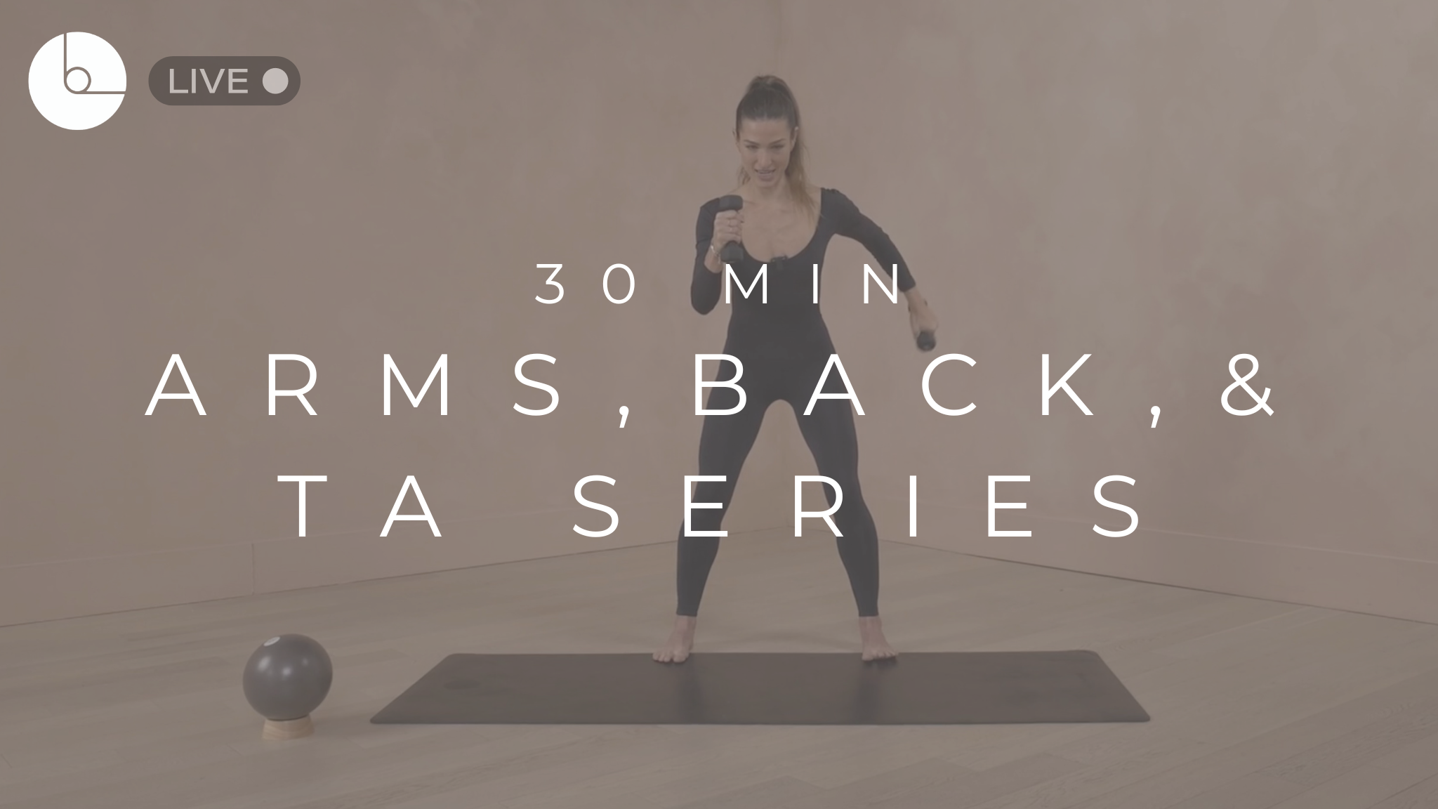 30 MIN : ARMS, BACK & TA SERIES