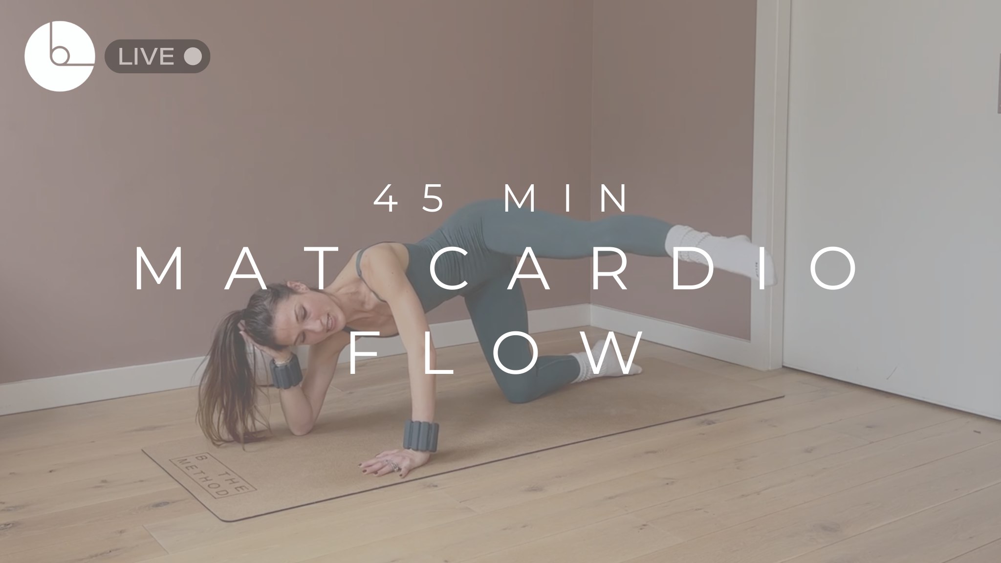 45 MIN : MAT CARDIO FLOW - B The Method