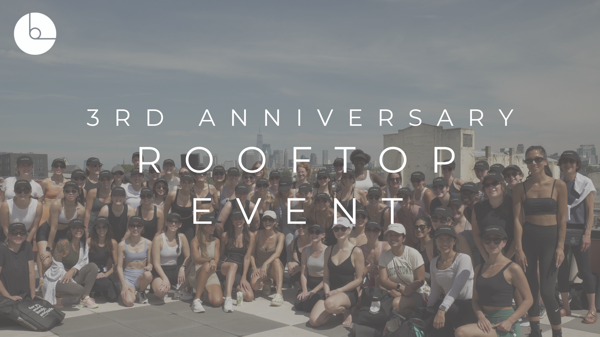 60 MIN : 3RD ANNIVERSARY ROOFTOP CLASS