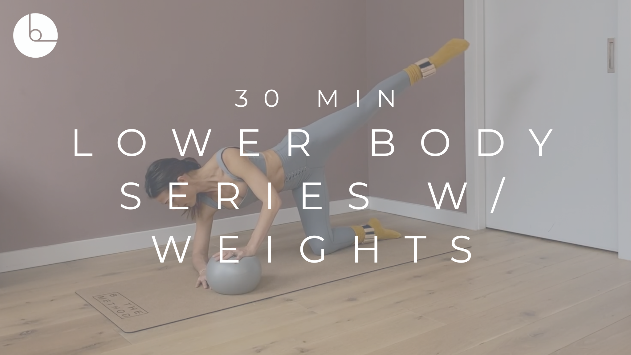 30 MIN : LOWER BODY SERIES W/WEIGHTS #2