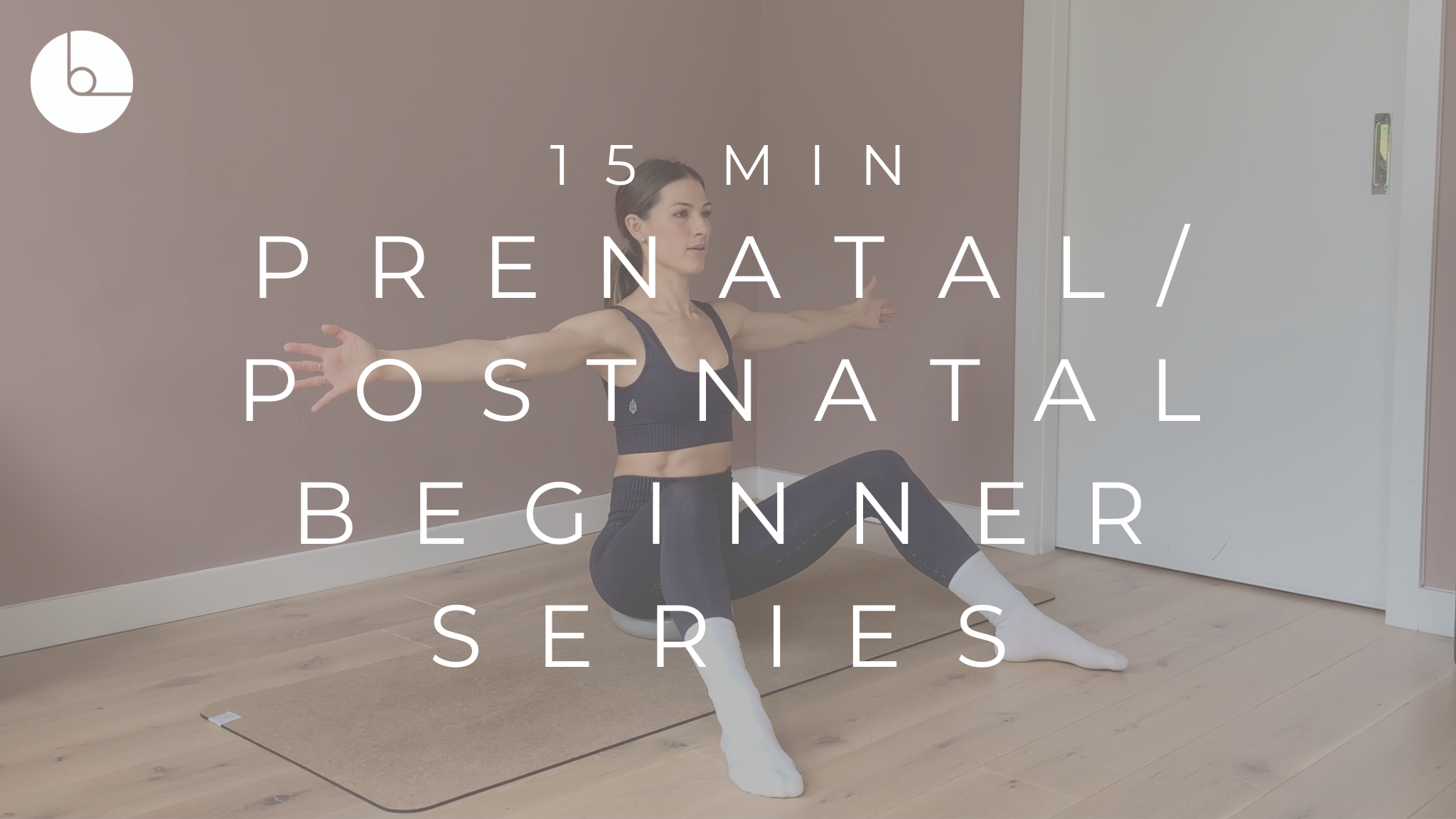 15 MIN : PRENATAL/POSTNATAL BEGINNER SERIES #1