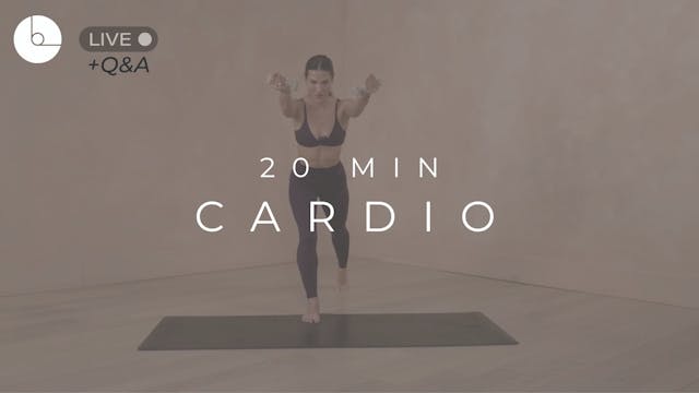 20 MIN : CARDIO