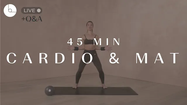 45 MIN : CARDIO & MAT