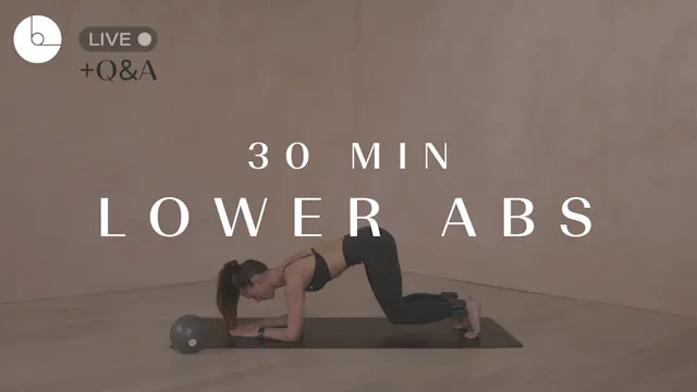 30 MIN : LOWER ABS