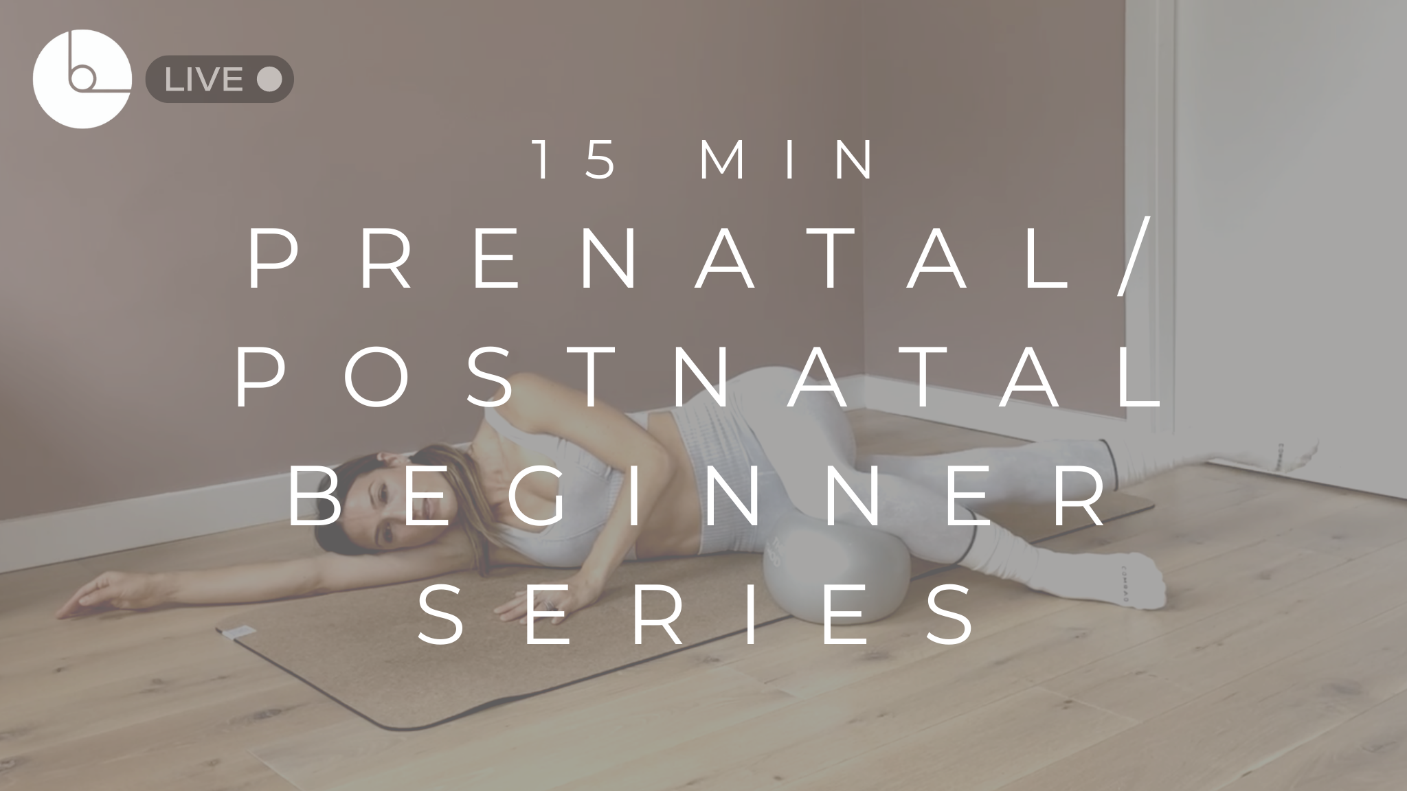 15 MIN : PRENATAL/POSTNATAL BEGINNER SERIES