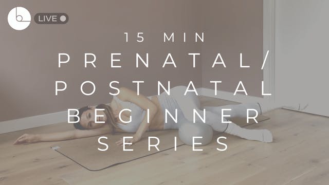 15 MIN : PRENATAL/POSTNATAL BEGINNER ...