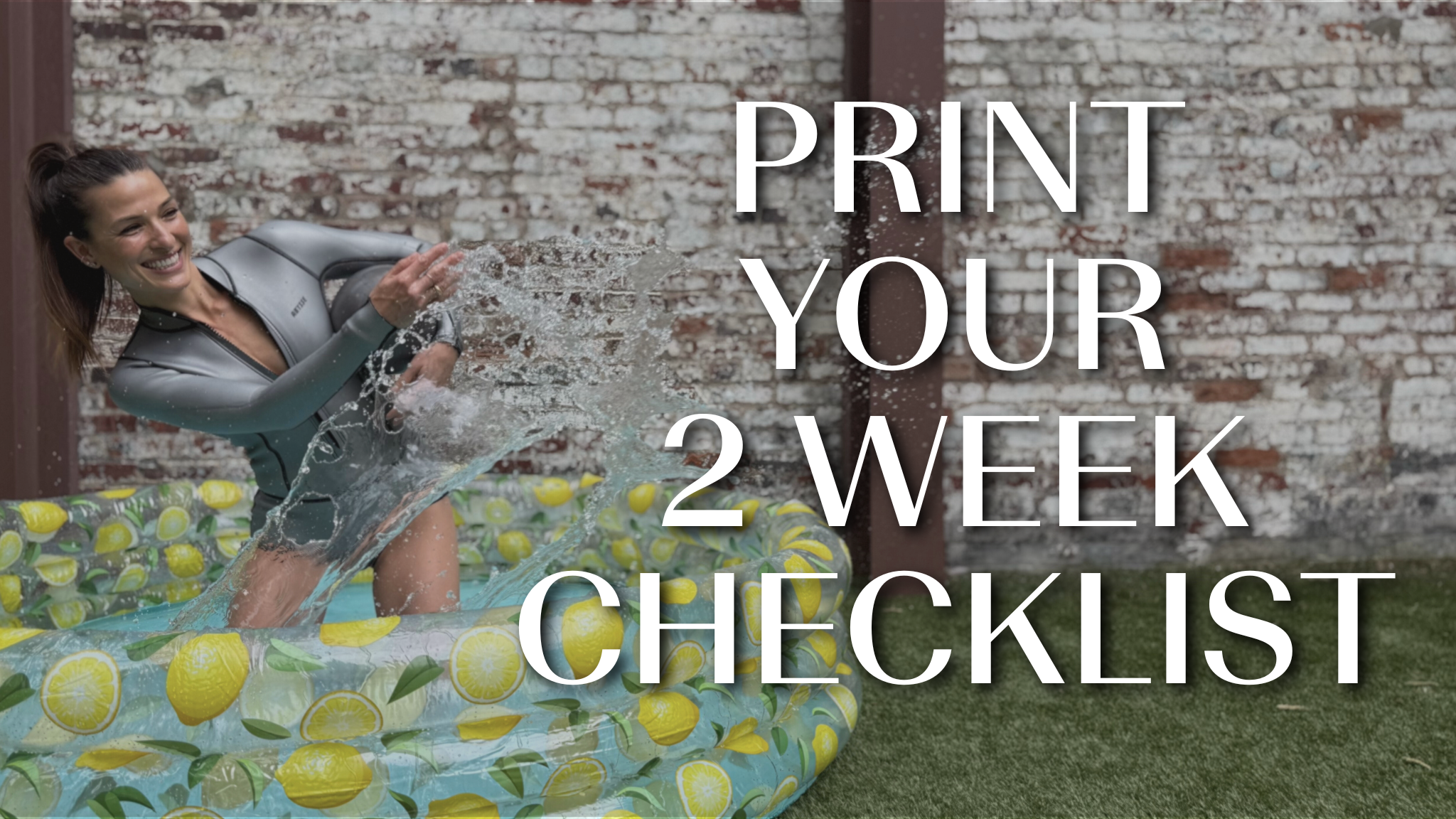 SUMMER READY ROUTINE CHECKLIST