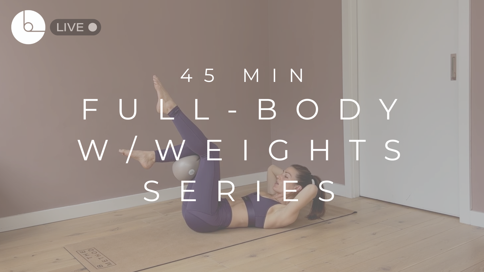 45 MIN : FULL-BODY W/WEIGHTS SERIES #10