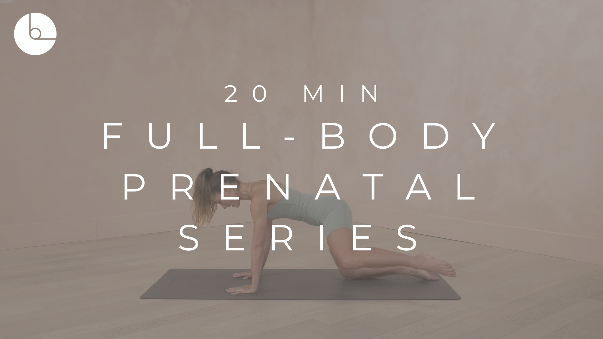 20 MIN : FULL-BODY PRENATAL SERIES