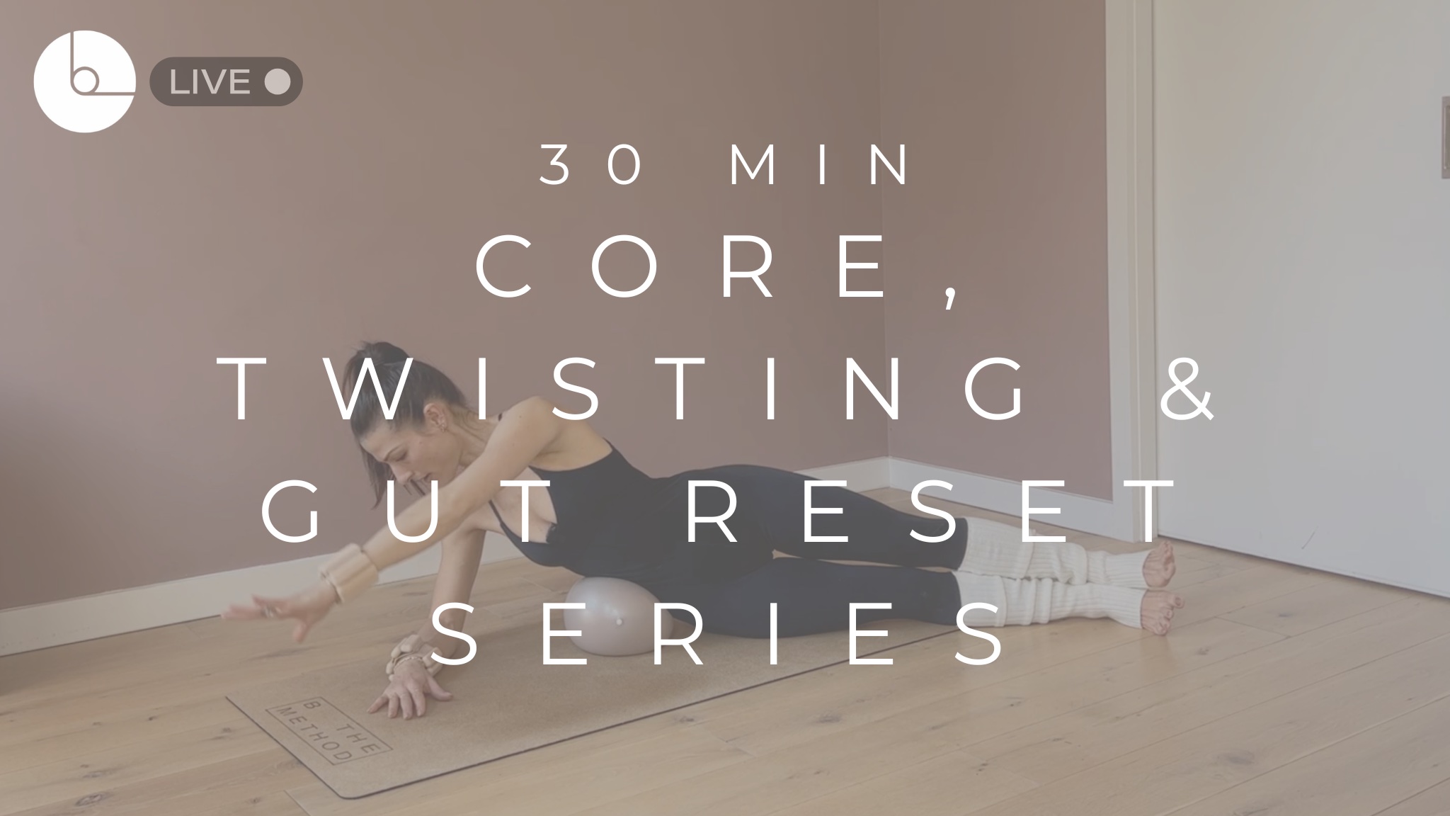 30 MIN : CORE, TWISTING & GUT RESET SERIES