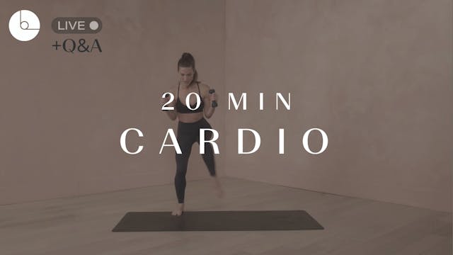 20 MIN : CARDIO