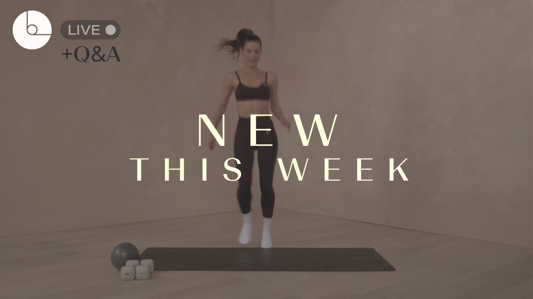 New live replay! 45 min: Cardio & Strength
